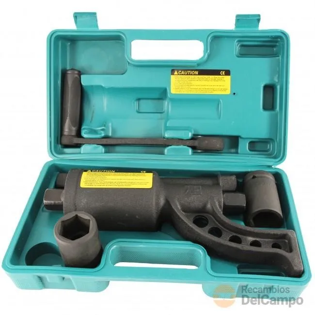 @ estuche multiplicador de par 1" 6000 nm. (1:68) + 2 vasos largos de impacto 1" hex. (32 y 33 mm.)