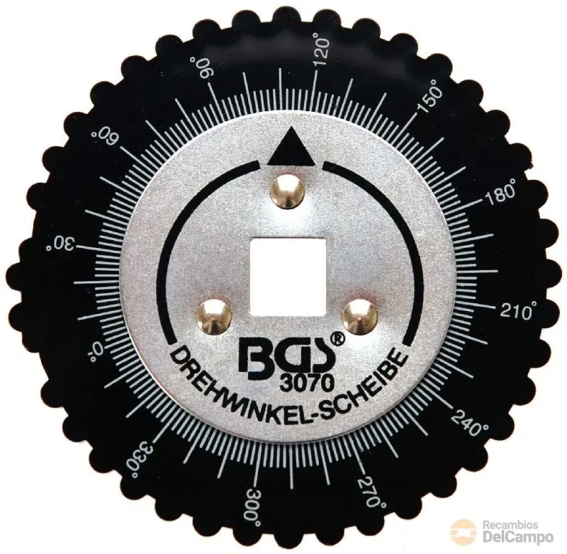 @ goniometro 1/2" sencillo, escalado 0 - 360º, ø.90 mm.