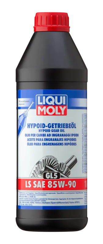 Aceite para engranajes hipoides (GL5) LS SAE 85W-90 (1 L) Liqui Moly