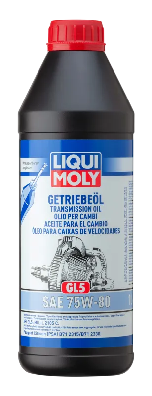 Aceite para el cambio (GL5) 75W-80 (1 L) Liqui Moly