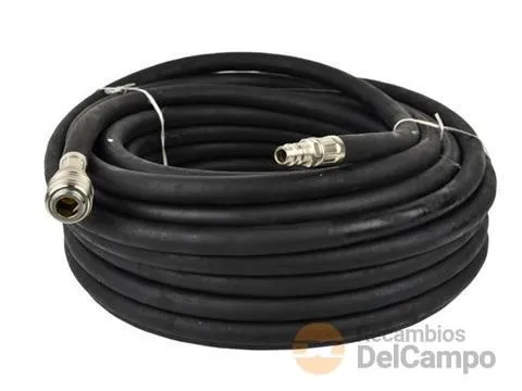 @ rollo de 20 m. de manguera de goma 10 x 15 mm. + enchufe rápido & racord 1/2"