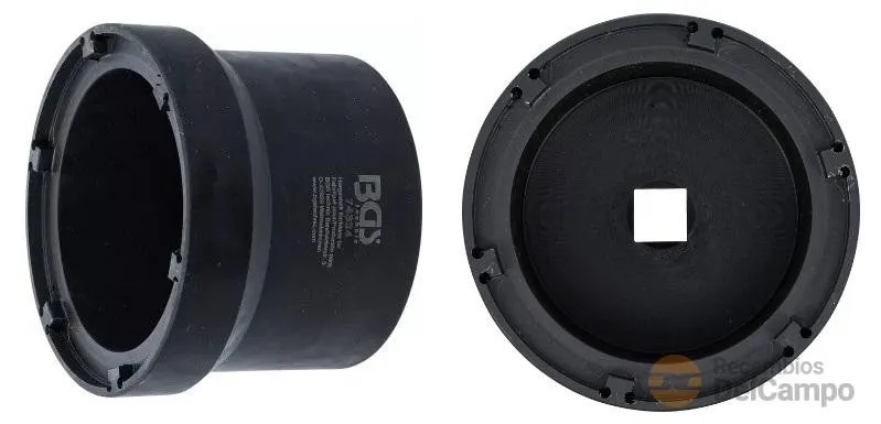 Vaso largo 3/4" de 6 almenas (8,7 mm.) interior ø 113 mm x ø 126 mm. exterior. para eje trasero de mercedes atego & man