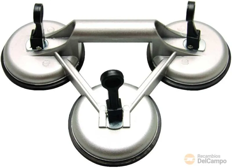 @ ventosa triple de aluminio, seno ø 115 mm. x 95 kgs de capacidad