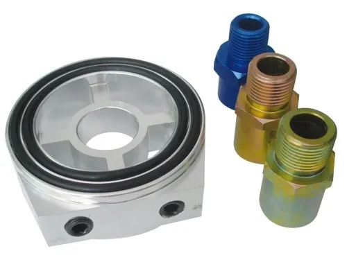 Adaptador para relojes de presión y temperatura aceite